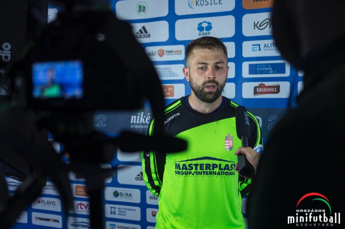 Tajti Bence ismét a válogatott kapujában