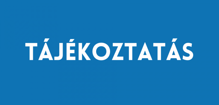 Hivatalos tájékoztató